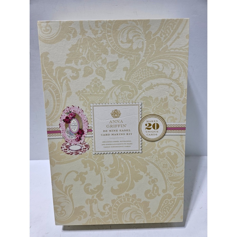 Anna Griffin Be Mine Easel Card Making Kit Floral 3D 20 Cards AG831